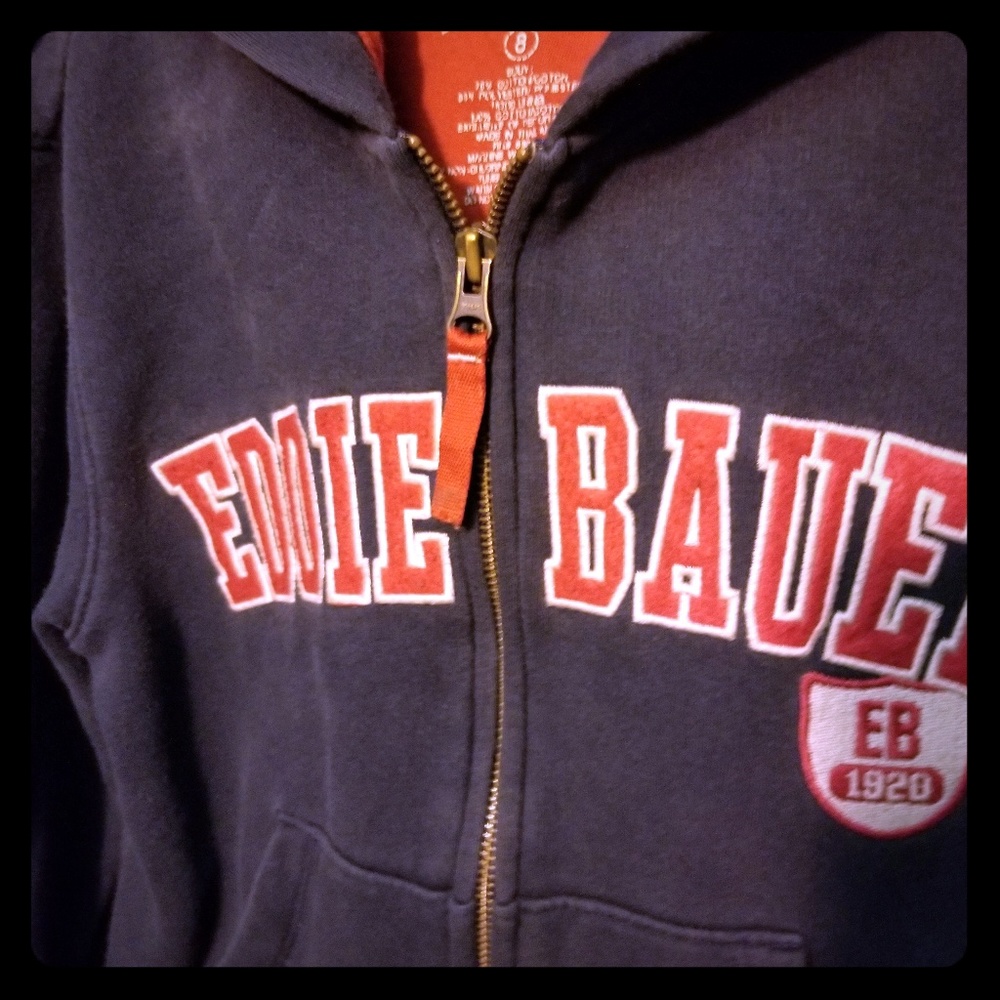 Eddie Bauer youth zip up hoodie